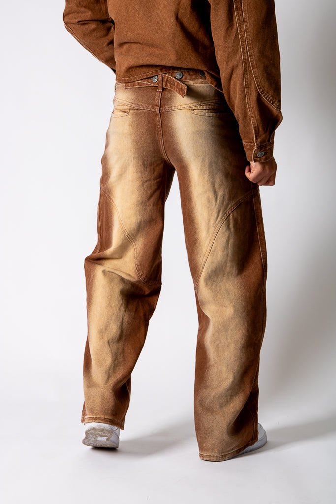 Vintage Sand Wash Super Baggy Jeans - Liquor n Poker