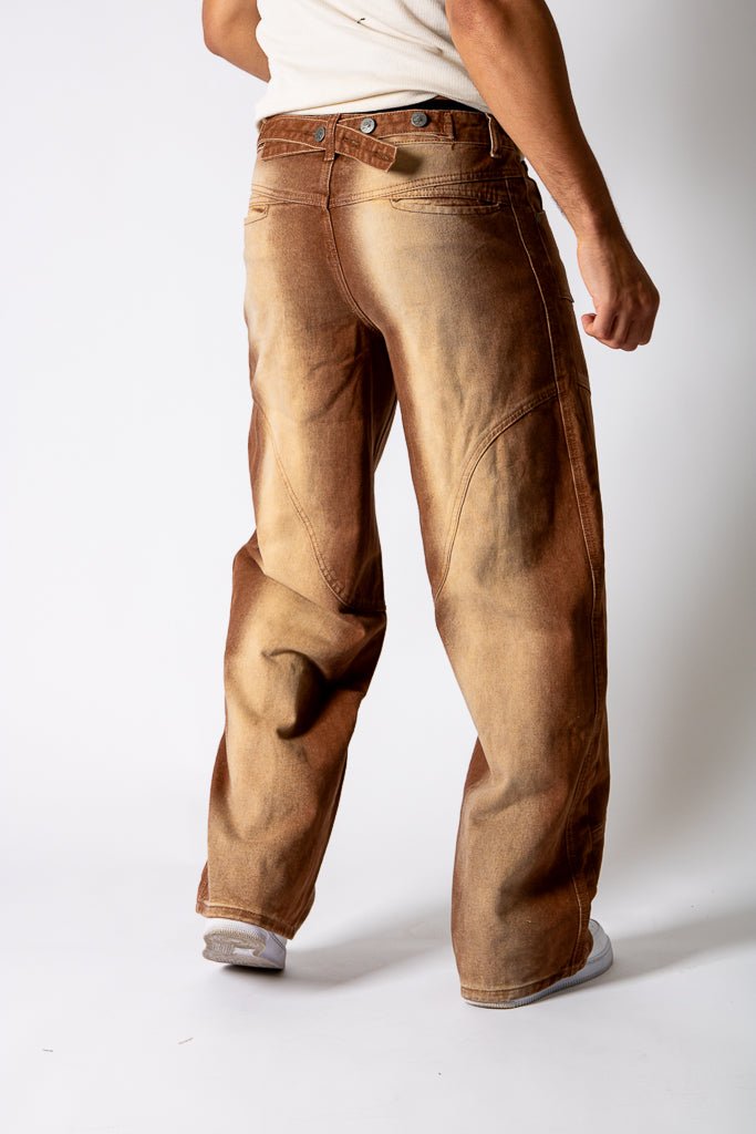 Vintage Sand Wash Super Baggy Jeans - Liquor n Poker