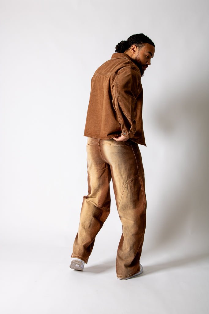 Vintage Sand Wash Super Baggy Jeans - Liquor n Poker