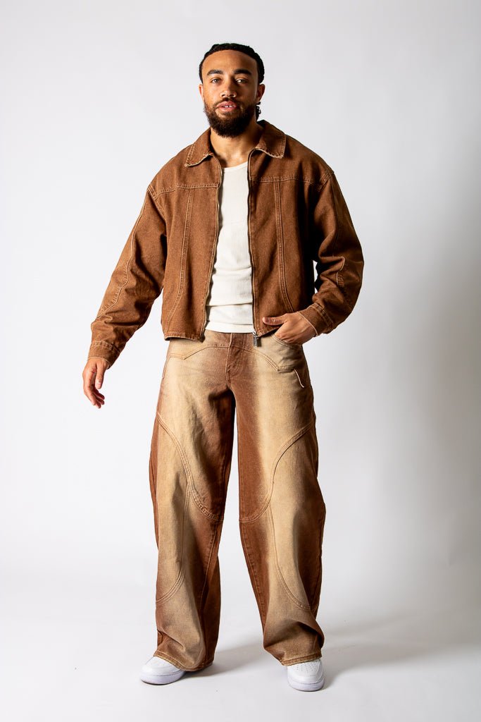 Vintage Sand Wash Super Baggy Jeans - Liquor n Poker