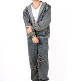 Vintage Wash Straight Leg Buckle Jean - Liquor n Poker