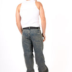 Vintage Wash Straight Leg Buckle Jean - Liquor n Poker