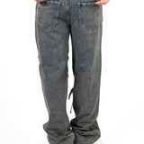 Vintage Wash Straight Leg Buckle Jean - Liquor n Poker