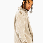 Washed Acid Beige Corduroy Relaxed Shirt - Liquor n Poker