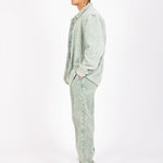 Washed Acid Green Corduroy Relaxed Shirt - Liquor n Poker