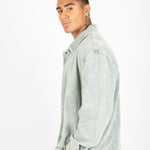 Washed Acid Green Corduroy Relaxed Shirt - Liquor n Poker