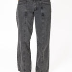 Washed Black Buckle Detail Jean - Liquor n Poker