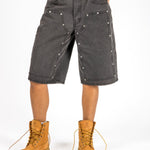 Washed Black Carpenter Jorts - Liquor n Poker