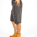 Washed Black Carpenter Jorts - Liquor n Poker
