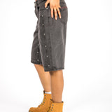 Washed Black Carpenter Jorts - Liquor n Poker