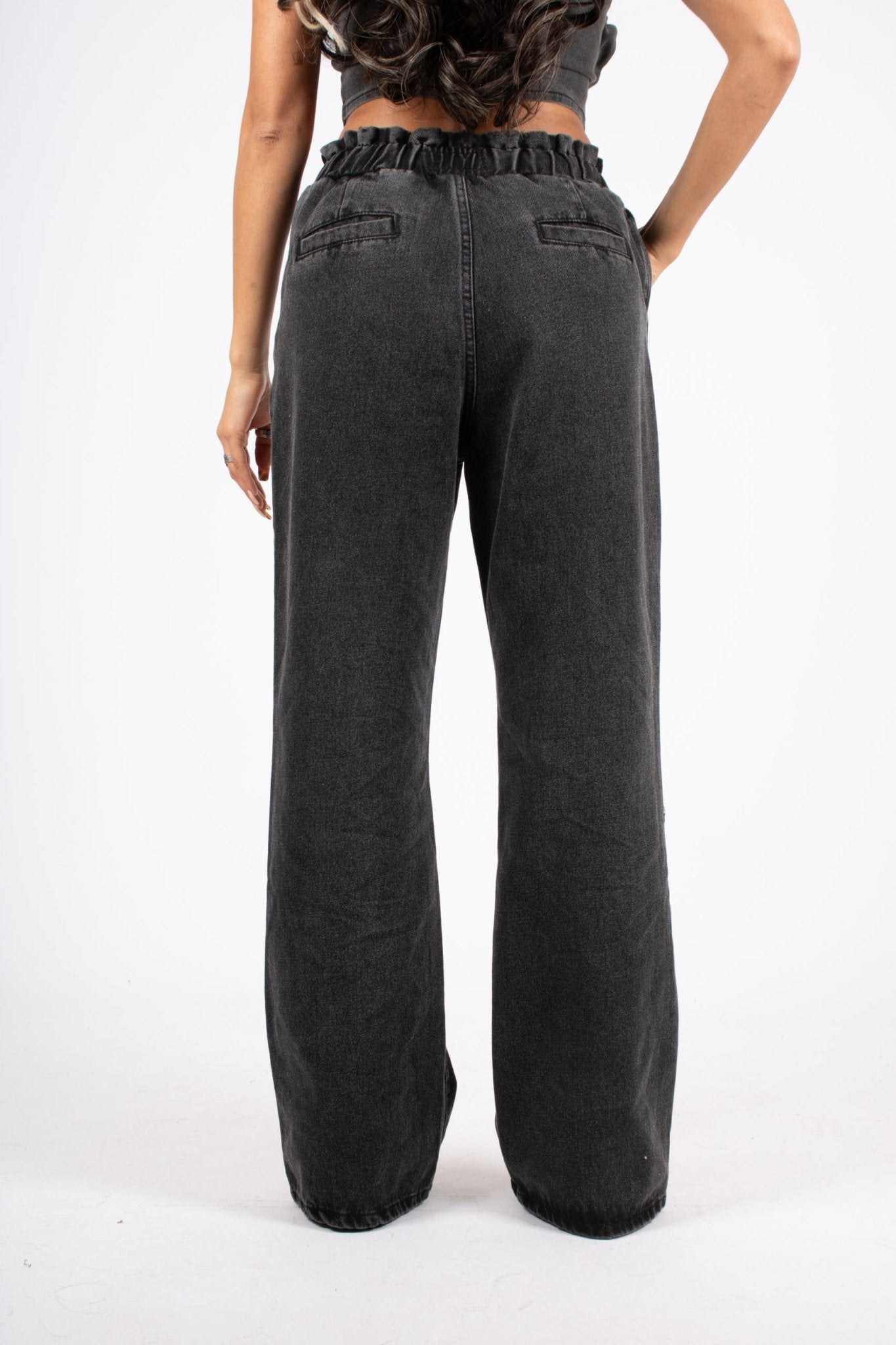 Washed Black Jogger Jean - Liquor n Poker