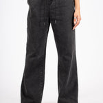 Washed Black Jogger Jean - Liquor n Poker