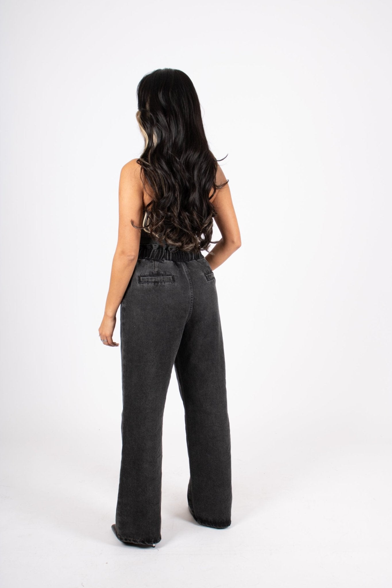 Washed Black Jogger Jean - Liquor n Poker