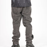 Washed Black Popper Detail Straight Leg Jeans - Liquor n Poker