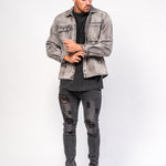 Washed Grey Shacket - Liquor n Poker