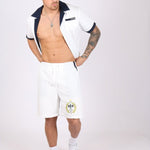 White Golf Club Embroidered Shorts - Liquor n Poker