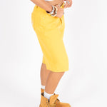 Yellow Denim Varsity Jorts - Liquor n Poker