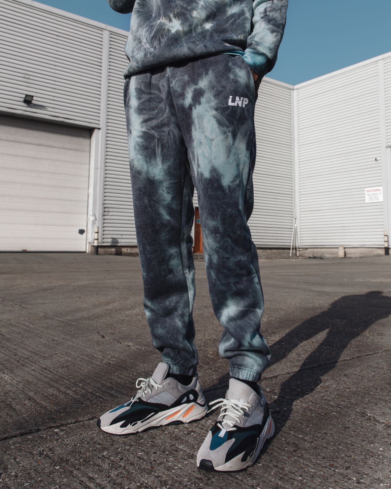 Candy Blue Tie Dye Joggers