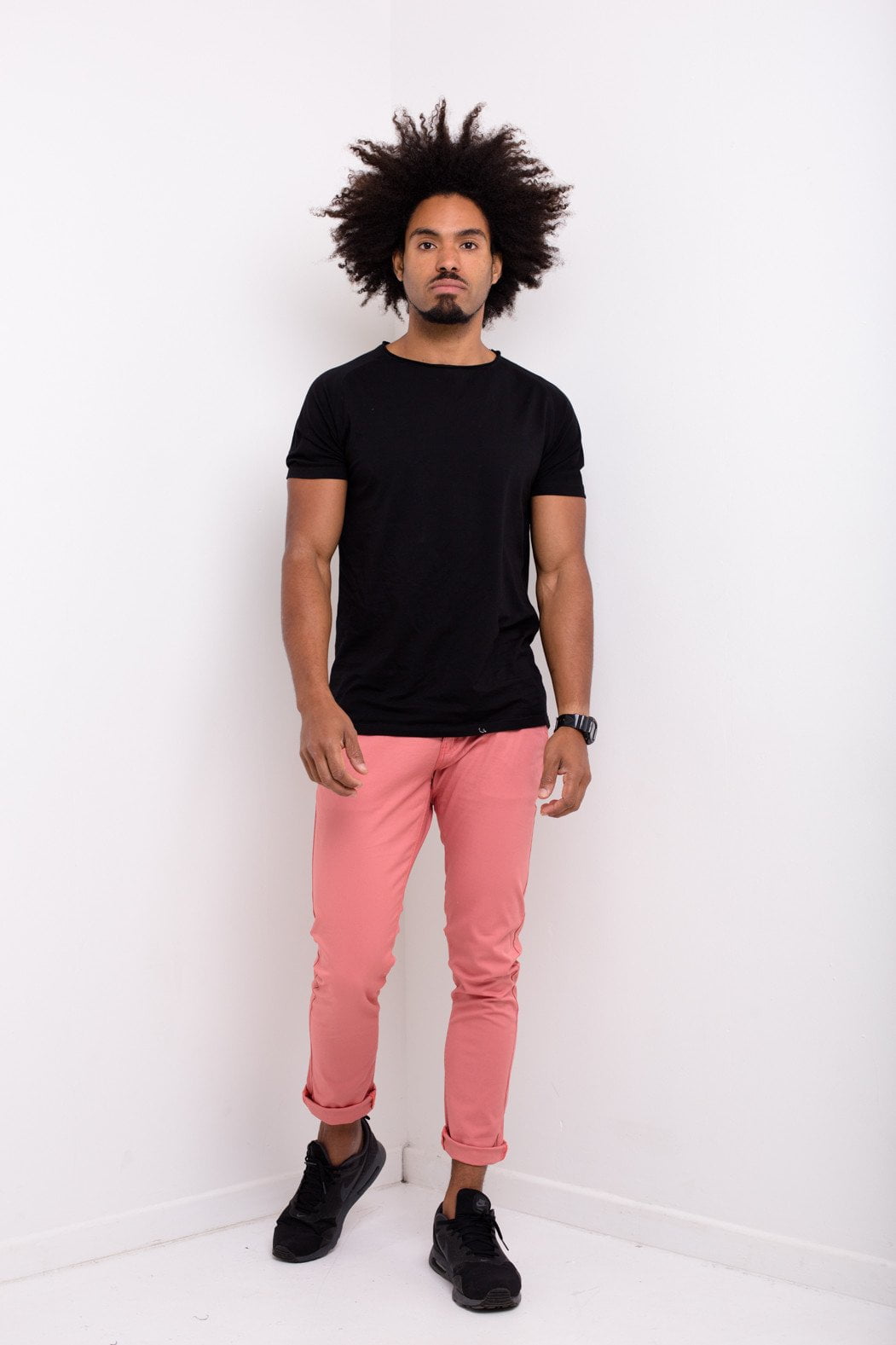 Faro Slim Fit Stretch Chino In Dusty Pink - Liquor N Poker LIQUOR N POKER