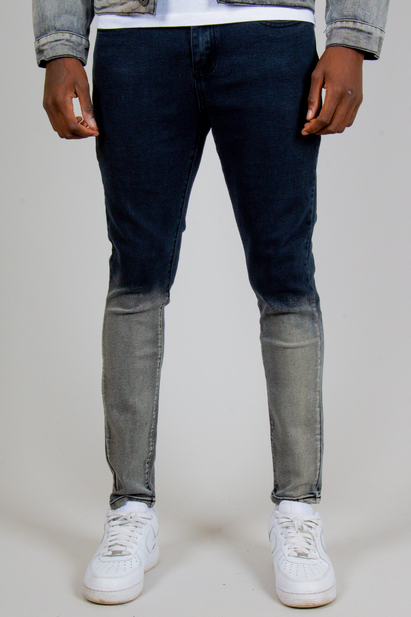 Logan Ombre Fade Effect Skinny Jeans