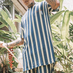 RELAXED FIT SHORTS IN BLUE AND YELLOW - Liquor N Poker LIQUOR N POKER