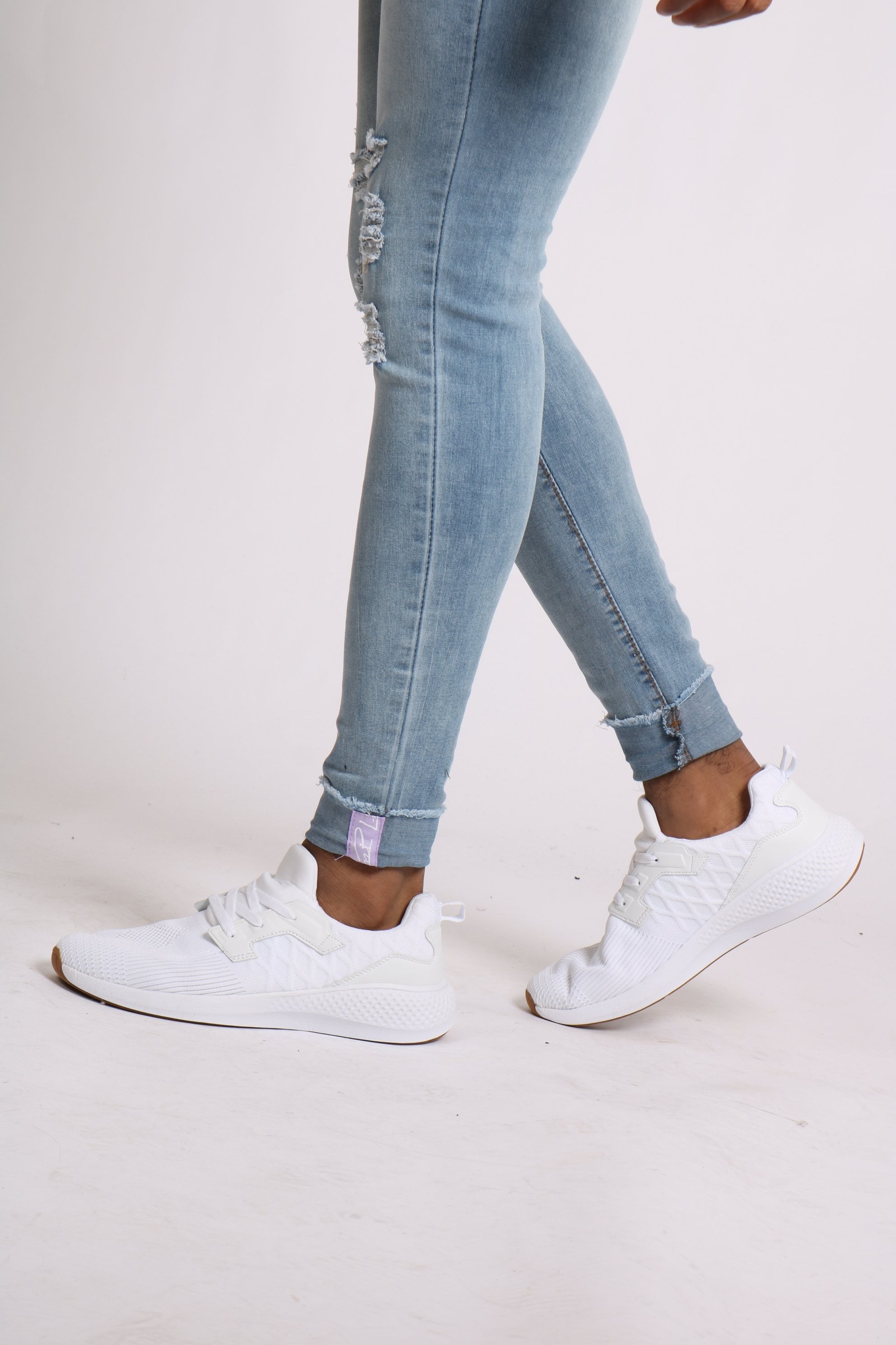 Liquor n Poker - Light wash skinny jeans with signature hem - Liquor N Poker LIQUOR N POKER
