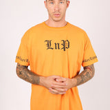 Liquor n Poker convict neon orange t shirt - Liquor N Poker LIQUOR N POKER