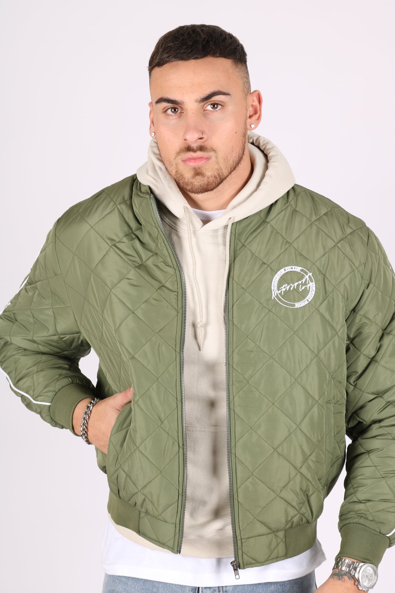 Owners Club Quilted Bomber Jacket