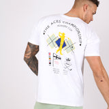 Oversized Printed Golf Club White T-Shirt
