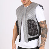Light Grey Puffa Gilet Vest