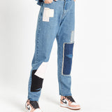 Vagabond Patchwork Mom Relaxed Jean