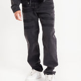 Portland Straight Leg Paint Stroke Detail Jeans