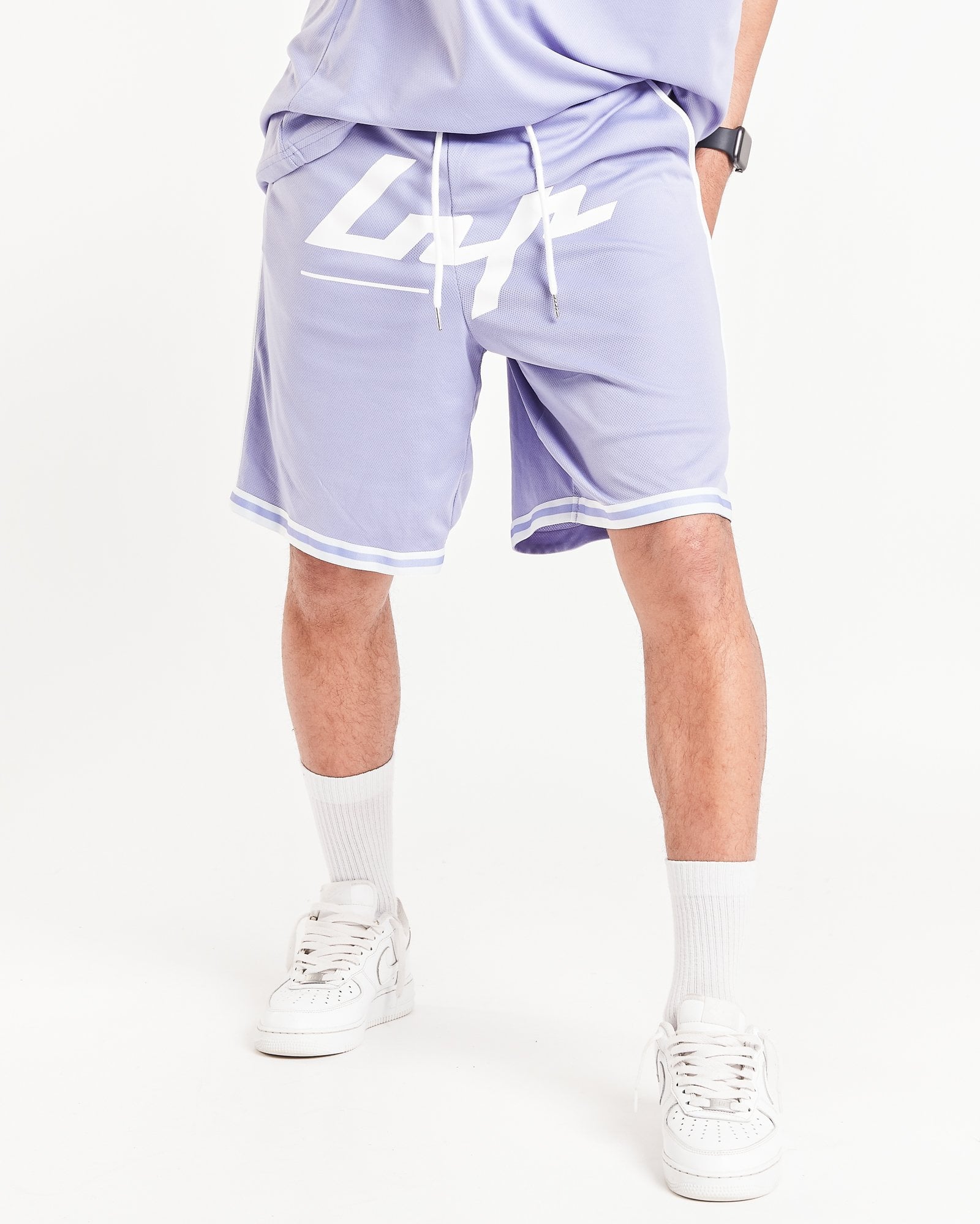 Playas Basketball Shorts In Lilac
