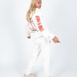Liquor n Poker - UNISEX Territory tiger hoodie in off white