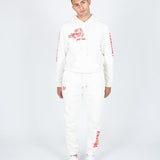 Liquor n Poker - UNISEX Territory tiger hoodie in off white