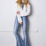 Spirit High Waisted Boho Print Festival Flare - Liquor N Poker LIQUOR N POKER