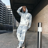 Alaska Tie Dye Bleached Relaxed Hoodie - Liquor n Poker