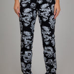 All - Over Dragon Print Straight Leg Jean - Liquor n Poker