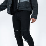 Black Utility Slim Jean - Liquor n Poker