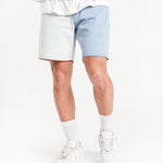 Contrast Panel Slim Fit Denim Shorts - Liquor n Poker