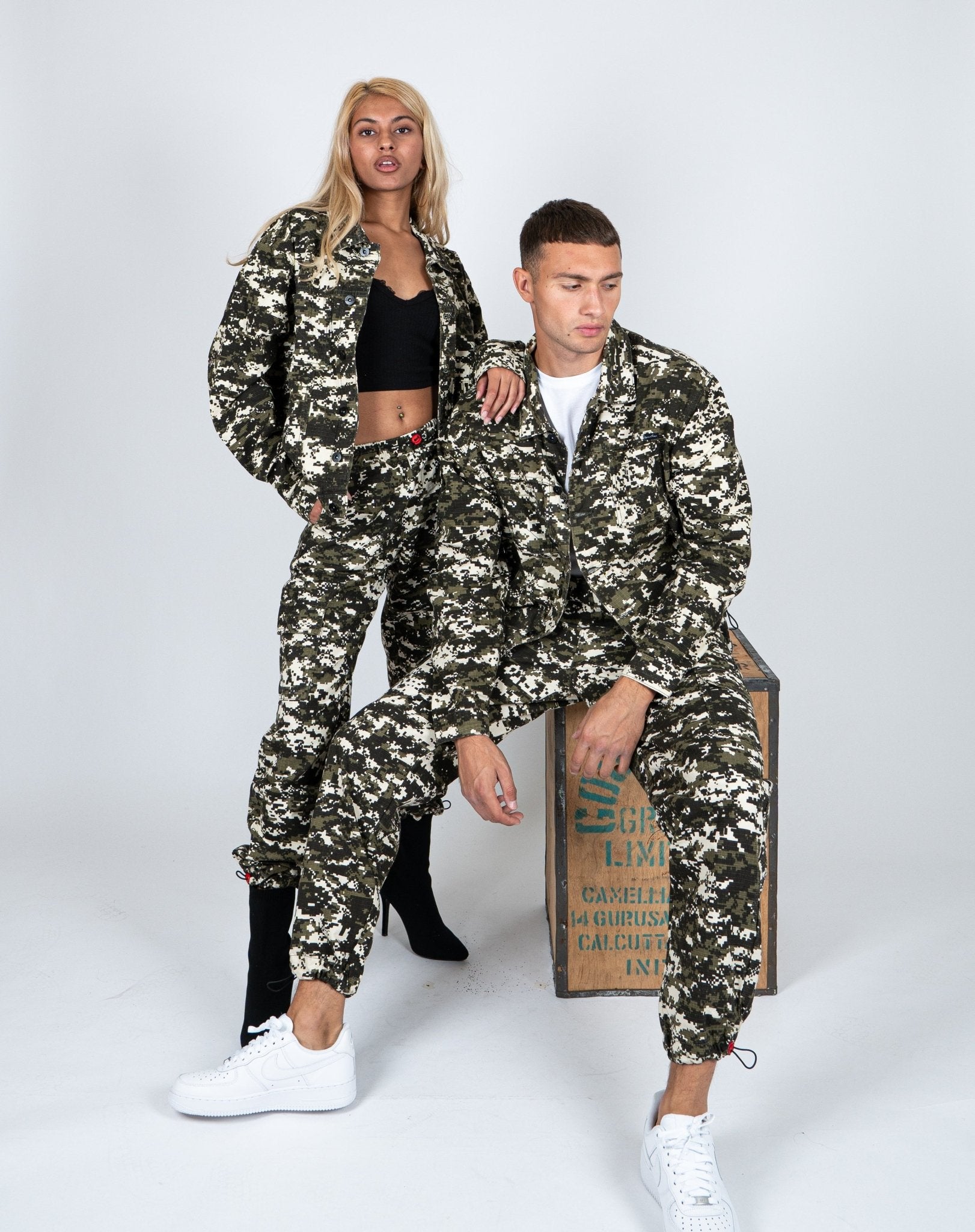 Fort Utility Camo Trousers Unisex - Liquor n Poker