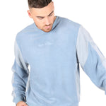 Light Blue Polar Fleece Sweatshirt - Liquor n Poker