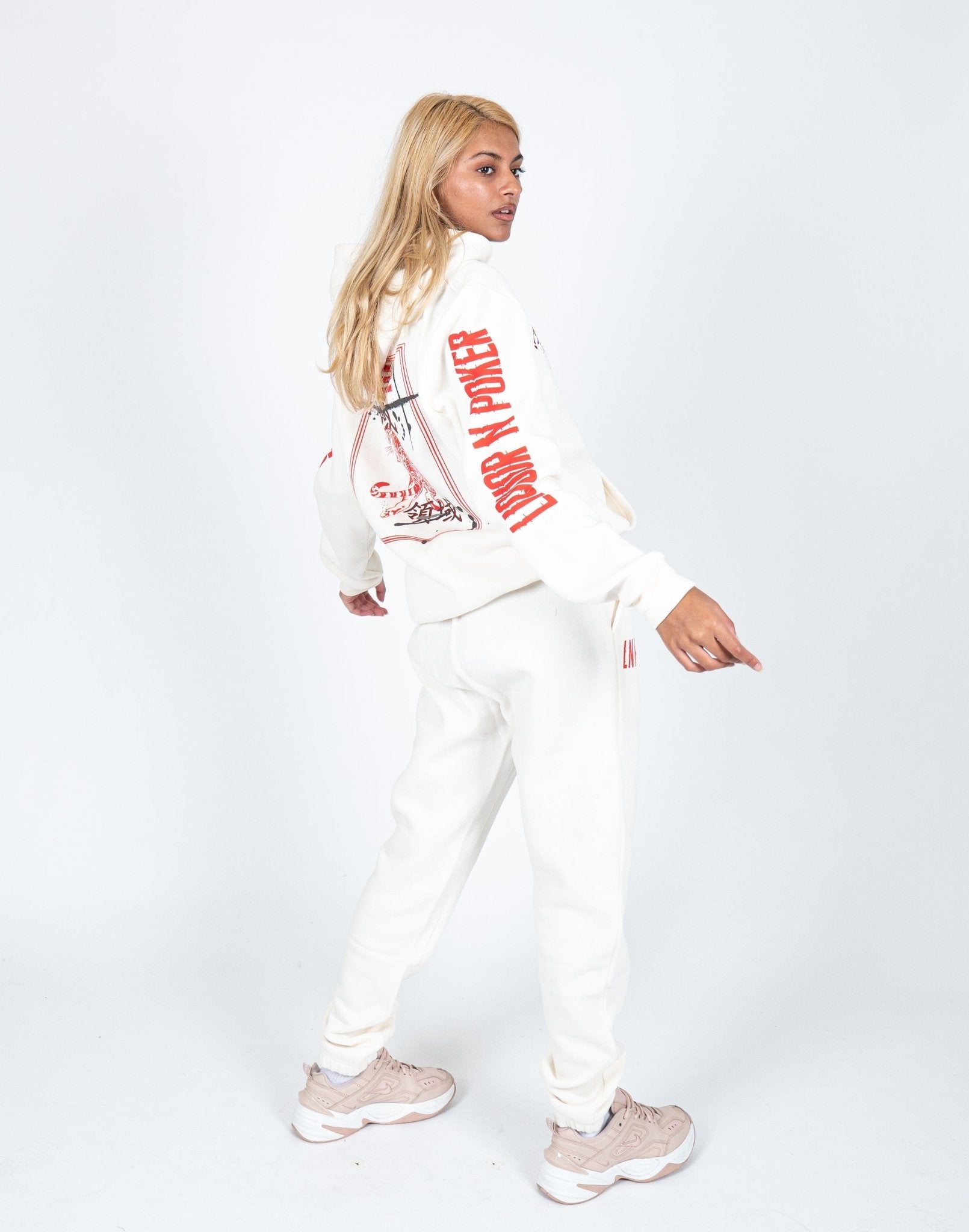 Liquor N Poker - Unisex Territory Tiger Hoodie In Off White - Liquor n Poker