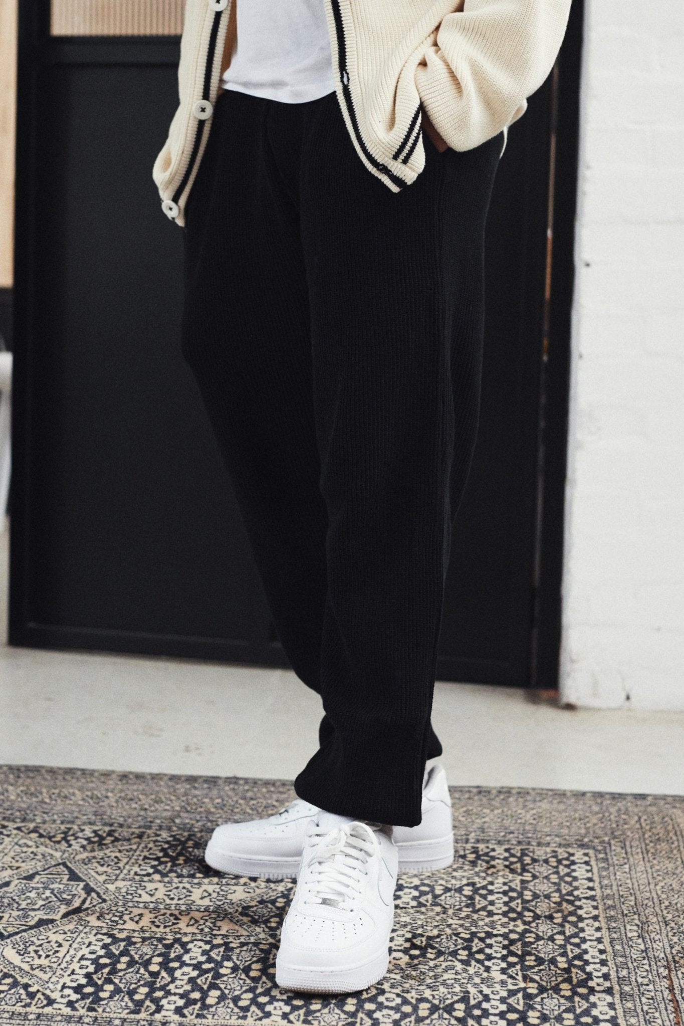 LNP BLACK COLLEGE CLUB VARSITY JOGGERS - Liquor n Poker