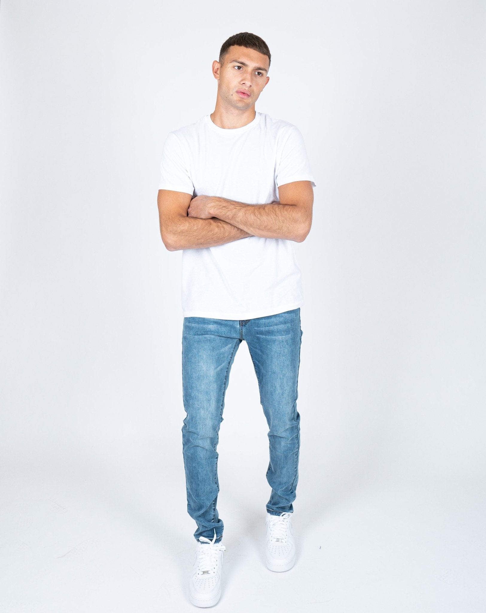 LNP VINTAGE WASH LOGAN SKINNY JEANS - Liquor n Poker