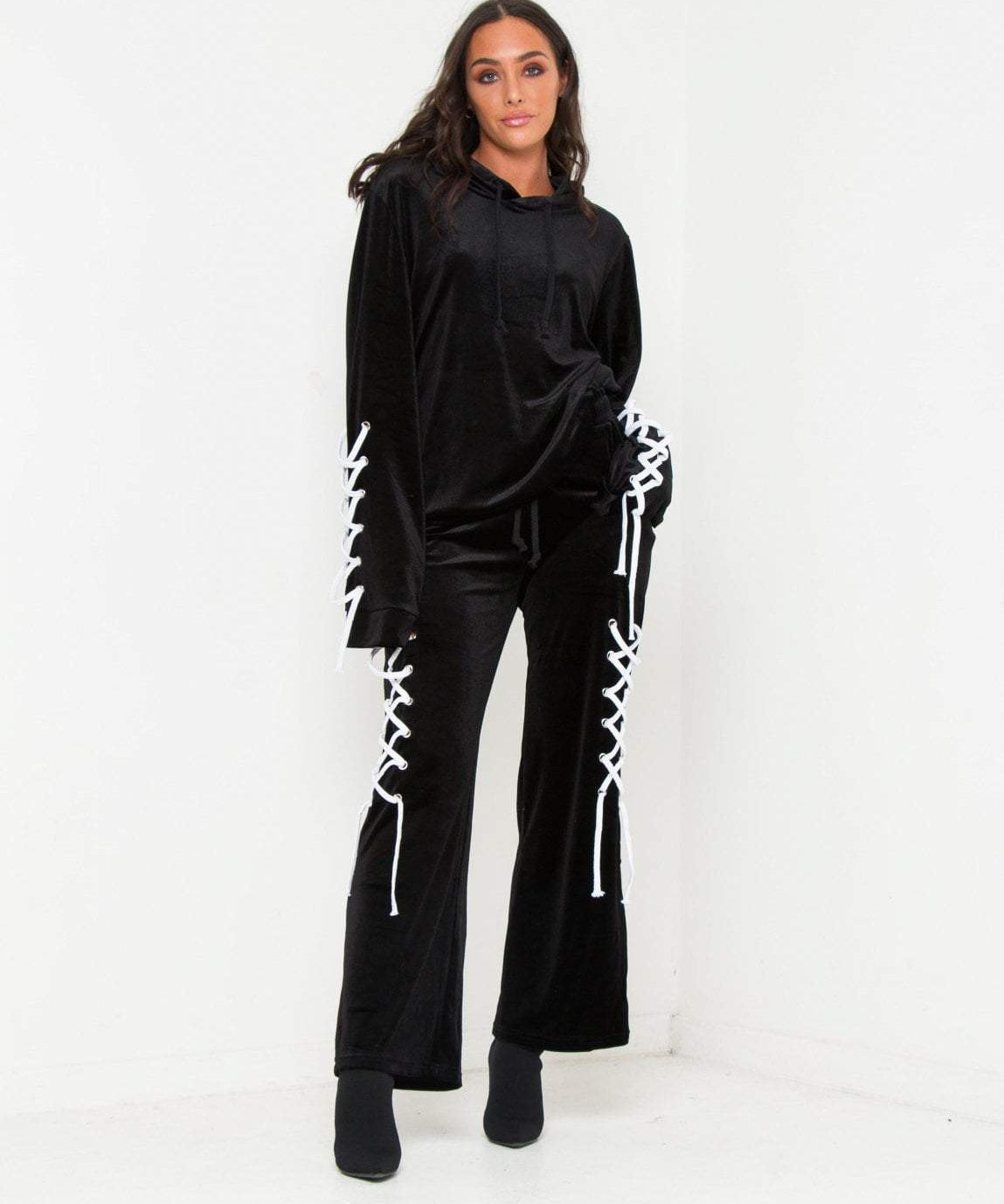 ALBANY CROPPED TROUSER WITH EYELET - Liquor N Poker LIQUOR N POKER