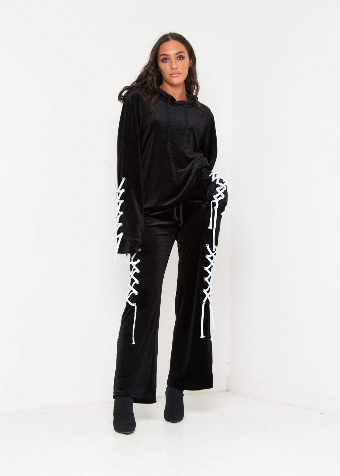 ALBANY CROPPED TROUSER WITH EYELET - Liquor N Poker LIQUOR N POKER