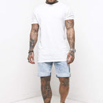 Miami Relaxed Denim Shorts In Vintage Stonewash - Liquor n Poker