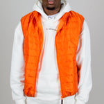 Neon Orange Puffer Gillet - Liquor n Poker