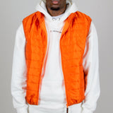 Neon Orange Puffer Gillet - Liquor n Poker